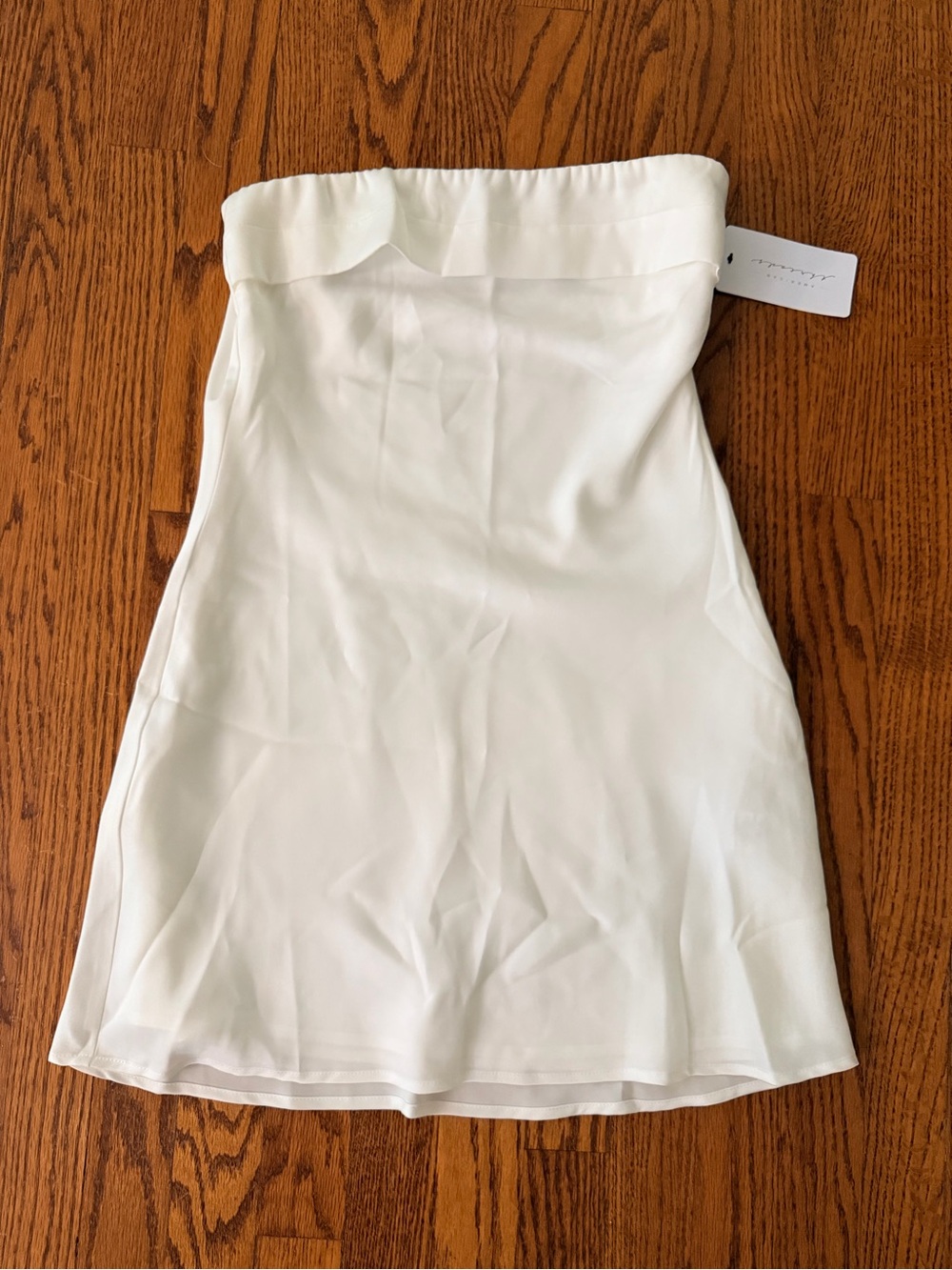 American Threads Strapless White Dress - Women's Summer Dress